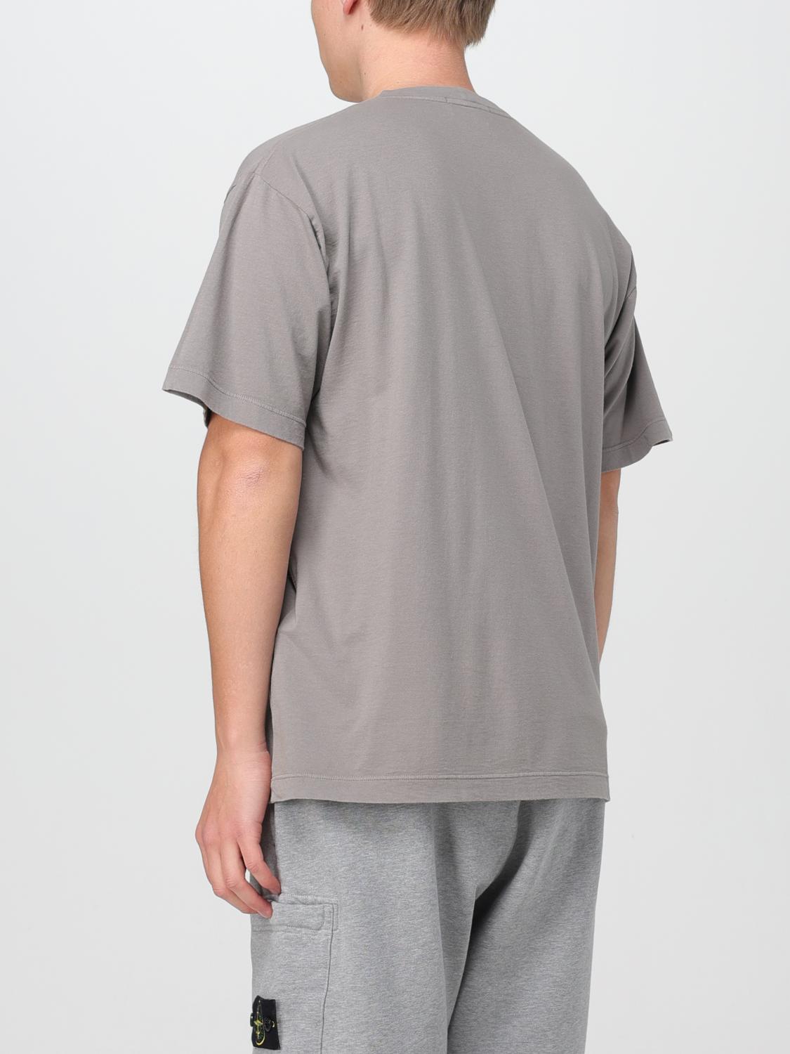 STONE ISLAND T恤: T恤 男士 Stone Island, 米色 - Img 3