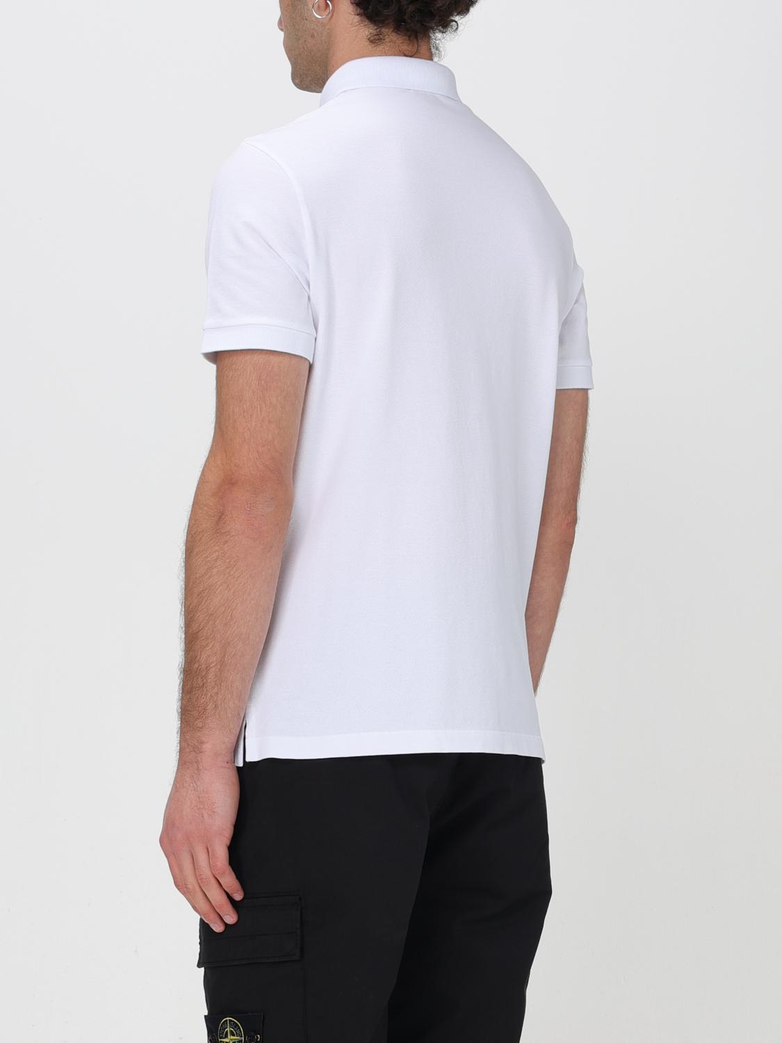 STONE ISLAND POLO: Polo herren Stone Island, Weiß - Img 3