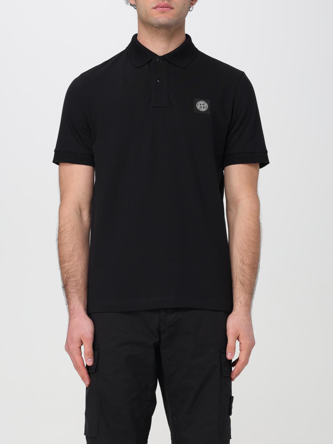STONE ISLAND POLO: Polo hombre Stone Island, Negro - Img 1