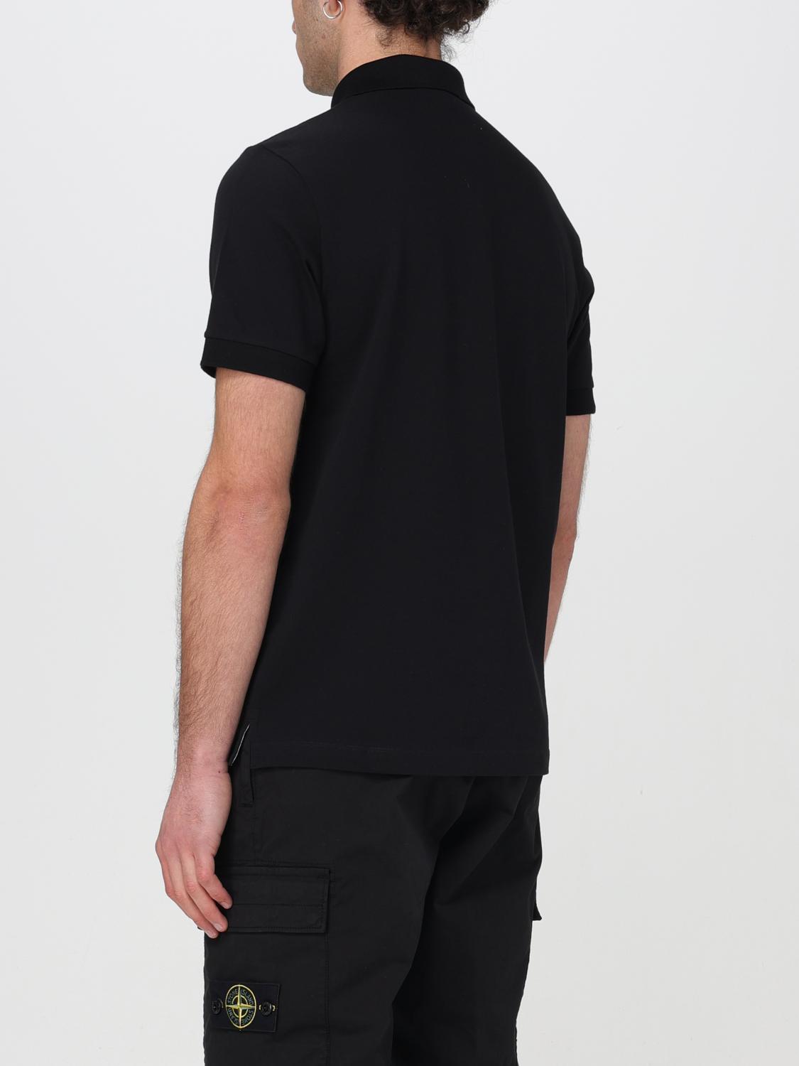 STONE ISLAND POLO: Polo hombre Stone Island, Negro - Img 3