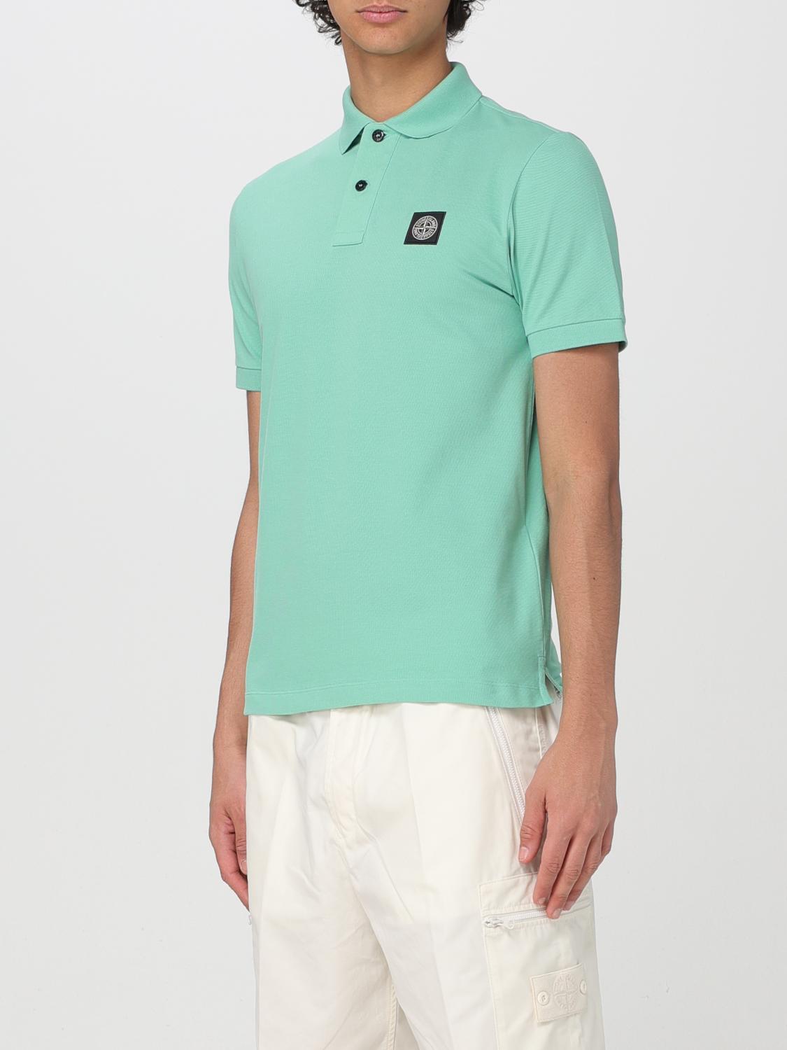 STONE ISLAND POLO: Polo herren Stone Island, Grün - Img 4
