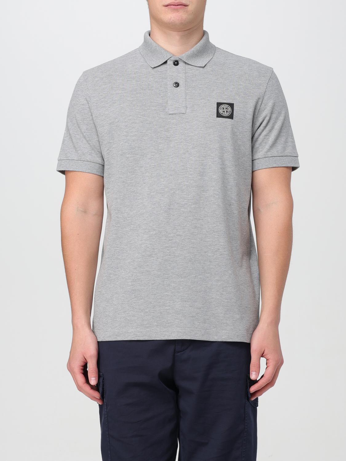 STONE ISLAND POLO: Polo hombre Stone Island, Gris - Img 1