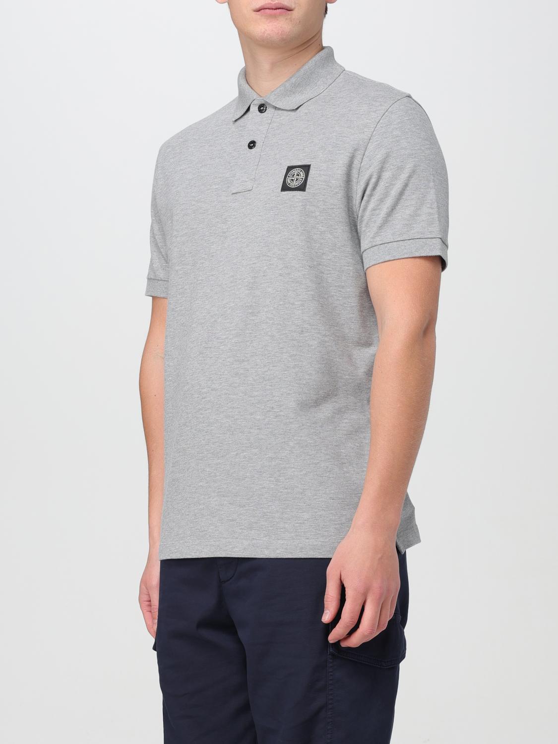 STONE ISLAND POLO: Polo hombre Stone Island, Gris - Img 4