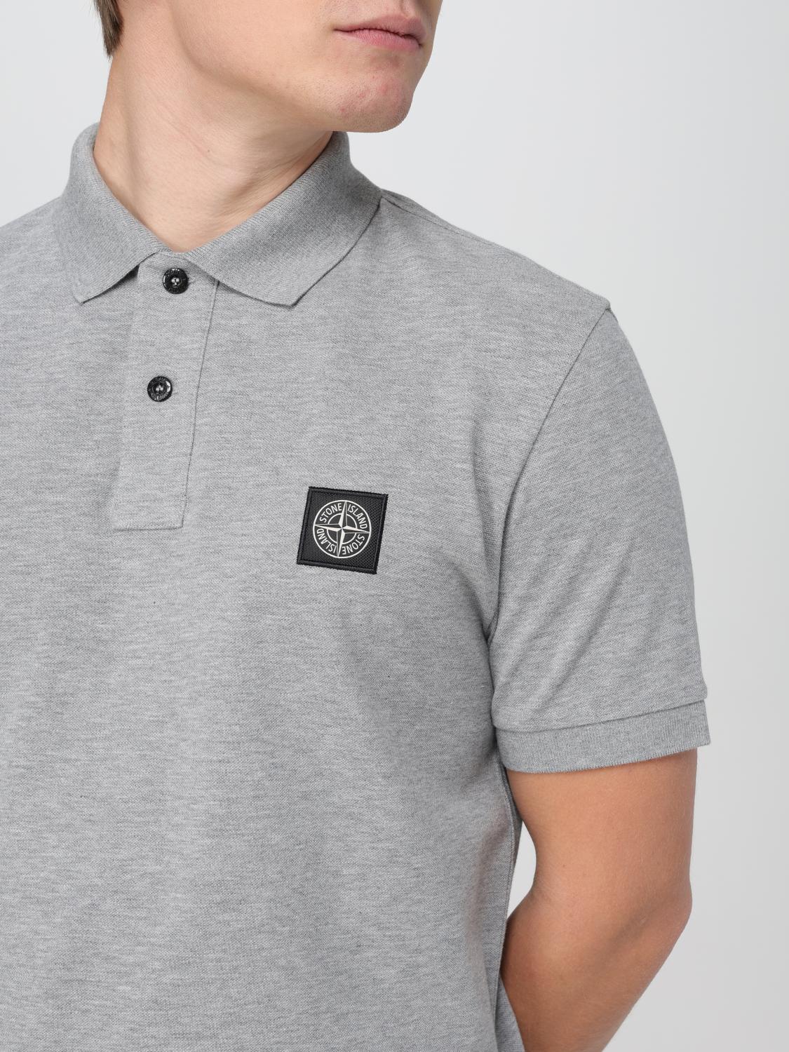 STONE ISLAND POLO: Polo hombre Stone Island, Gris - Img 5