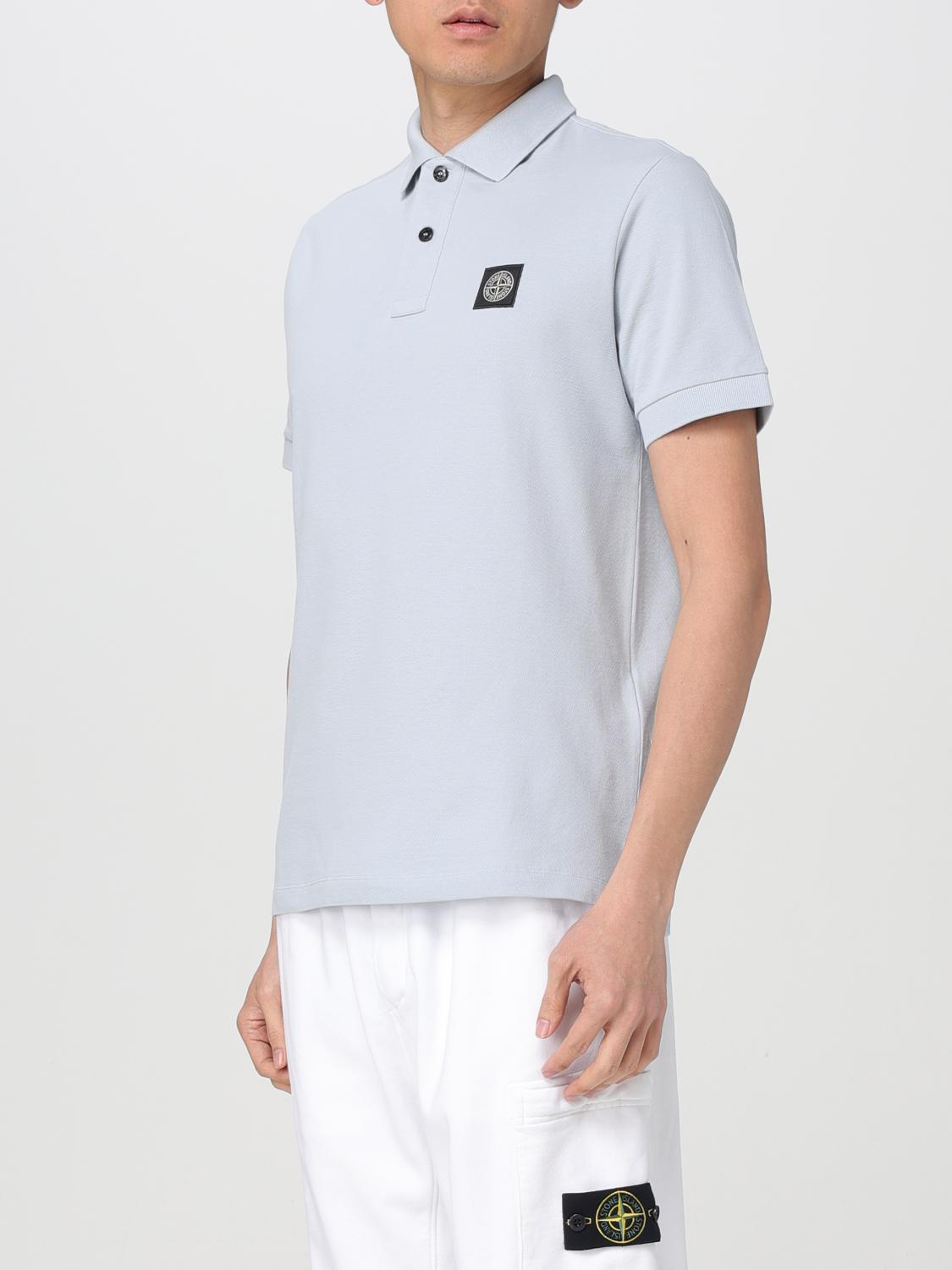 STONE ISLAND POLO: Polo herren Stone Island, Blau 1 - Img 4
