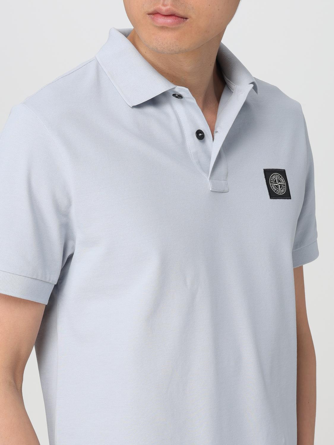 STONE ISLAND POLO: Polo herren Stone Island, Blau 1 - Img 5