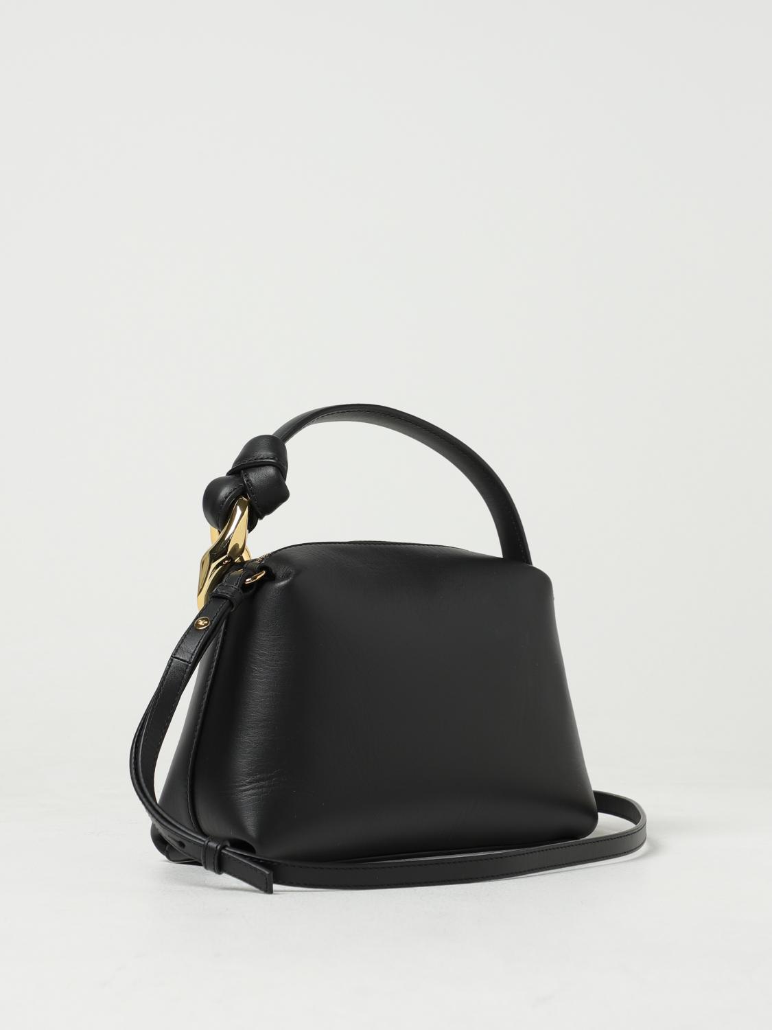 JW ANDERSON BORSA A MANO: Borsa JW Anderson in pelle, Nero - Img 2