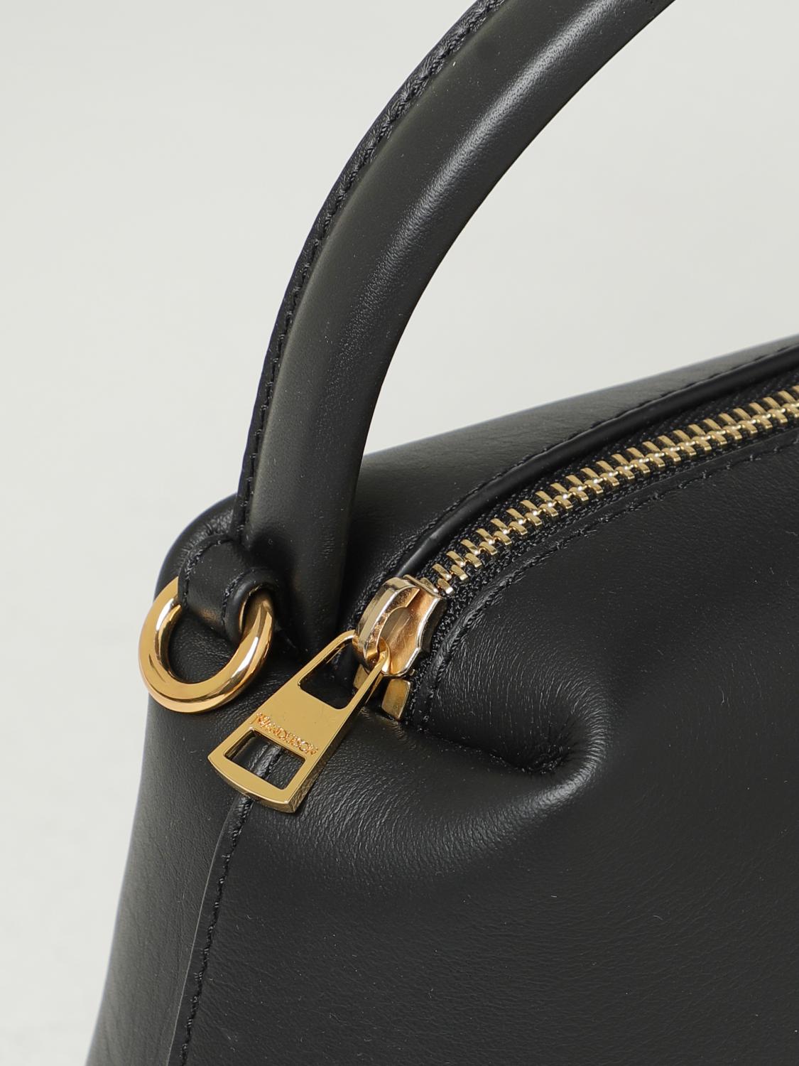 JW ANDERSON BORSA A MANO: Borsa JW Anderson in pelle, Nero - Img 3