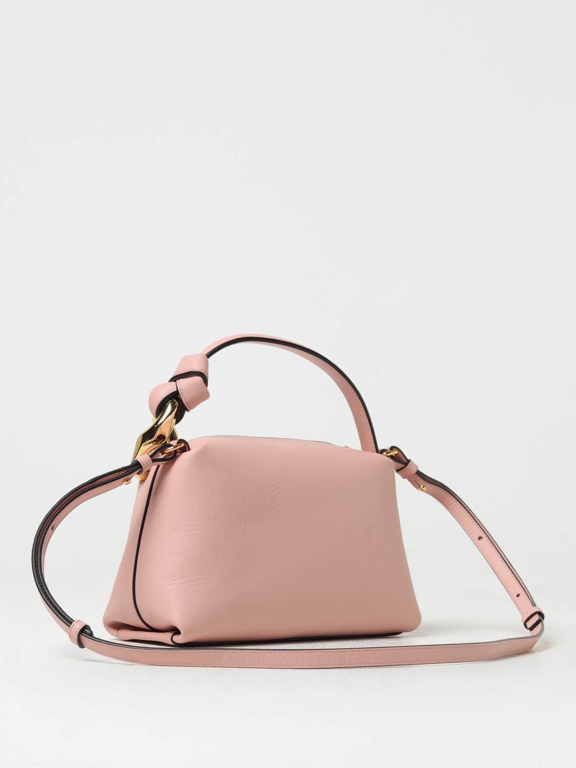 JW ANDERSON BORSA A MANO: Borsa JW Anderson in pelle, Rosa - Img 3
