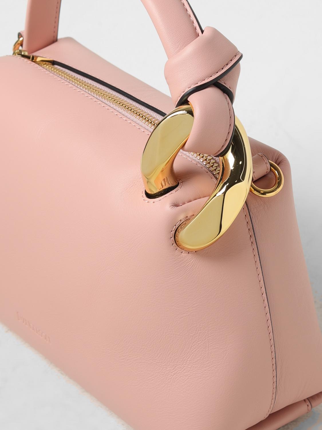 JW ANDERSON BORSA A MANO: Borsa JW Anderson in pelle, Rosa - Img 4