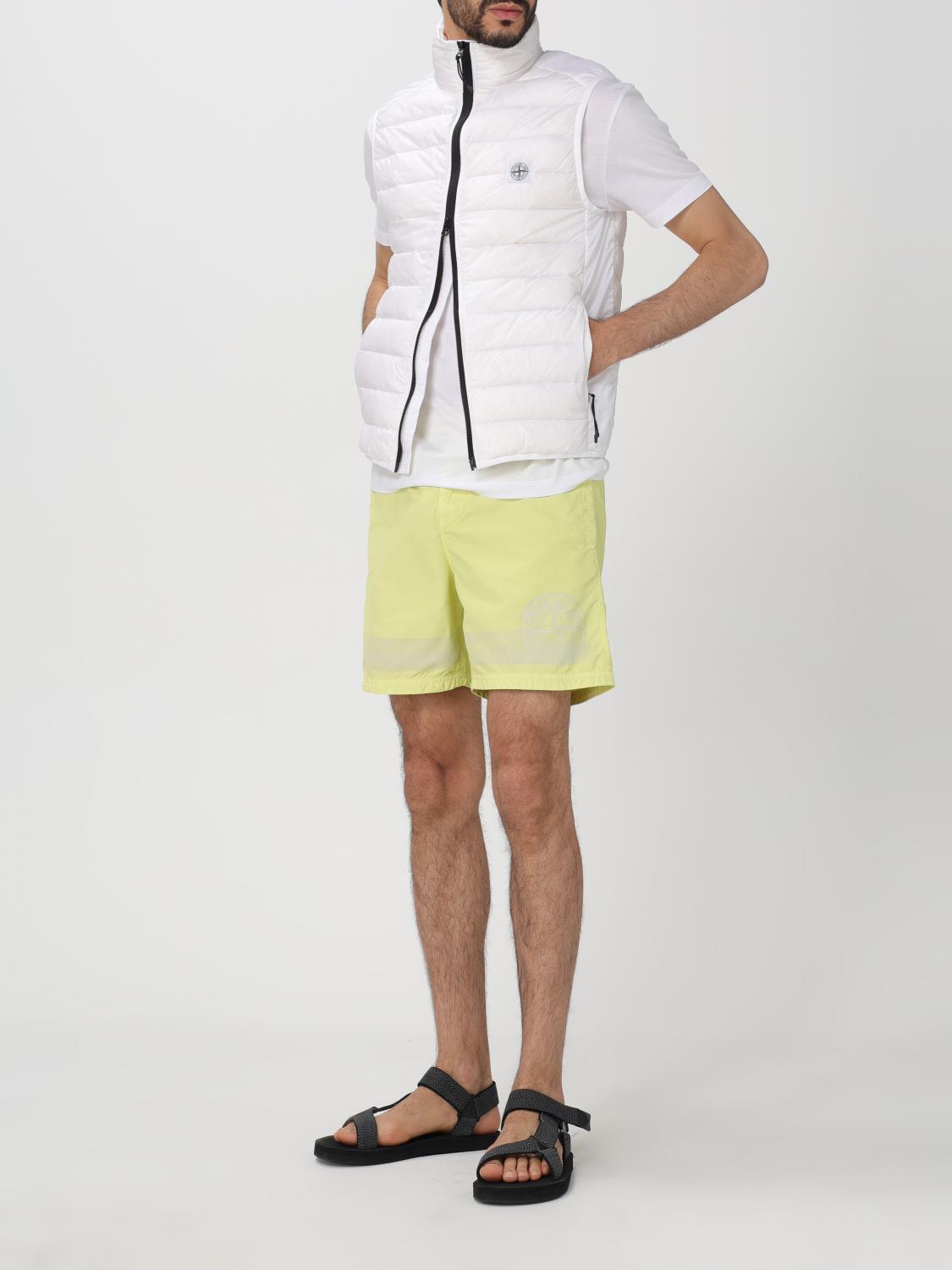 STONE ISLAND スーツベスト: ジャケット メンズ Stone Island, ホワイト - Img 2