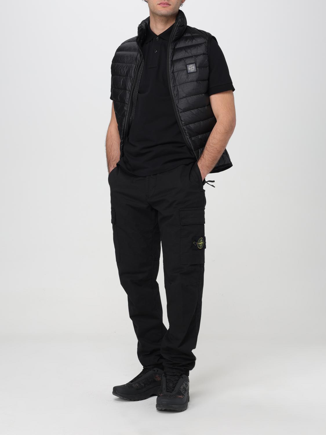STONE ISLAND スーツベスト: ジャケット メンズ Stone Island, ブラック - Img 2