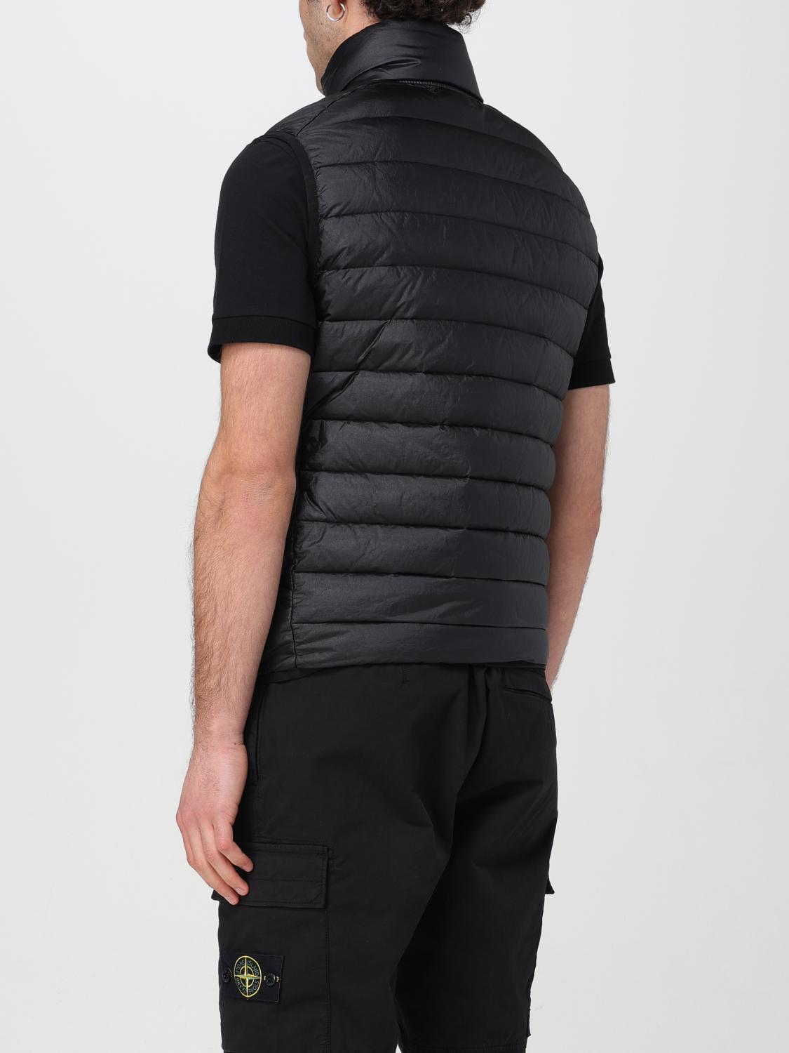 STONE ISLAND スーツベスト: ジャケット メンズ Stone Island, ブラック - Img 3