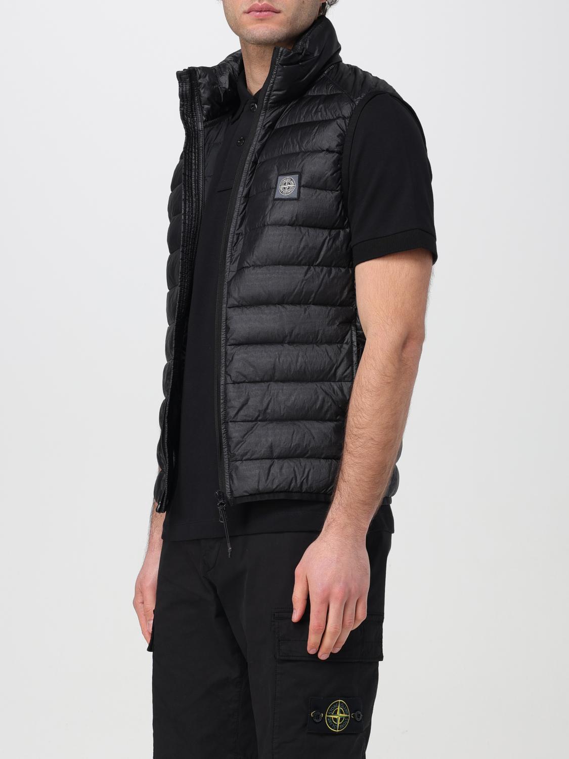 STONE ISLAND スーツベスト: ジャケット メンズ Stone Island, ブラック - Img 4
