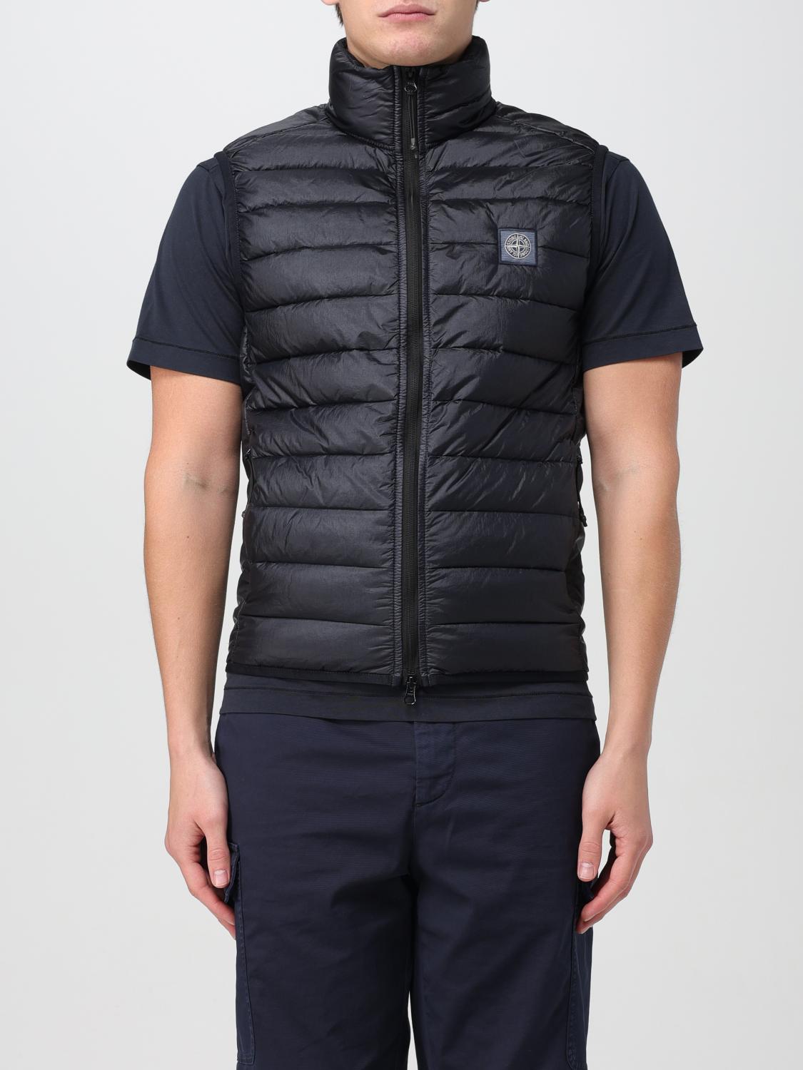 STONE ISLAND WAISTCOAT: Jacket men Stone Island, Blue - Img 1