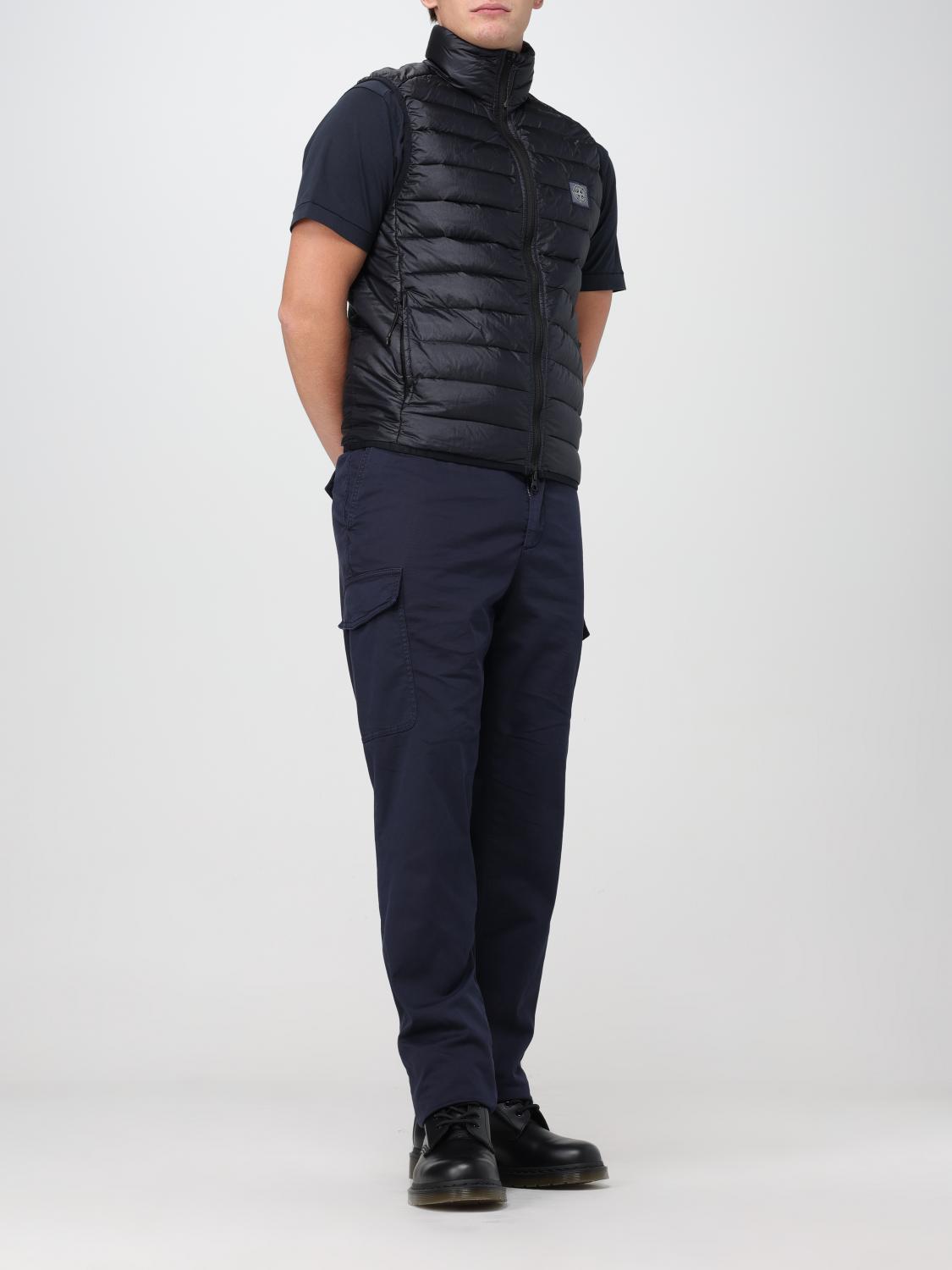 STONE ISLAND WAISTCOAT: Jacket men Stone Island, Blue - Img 2