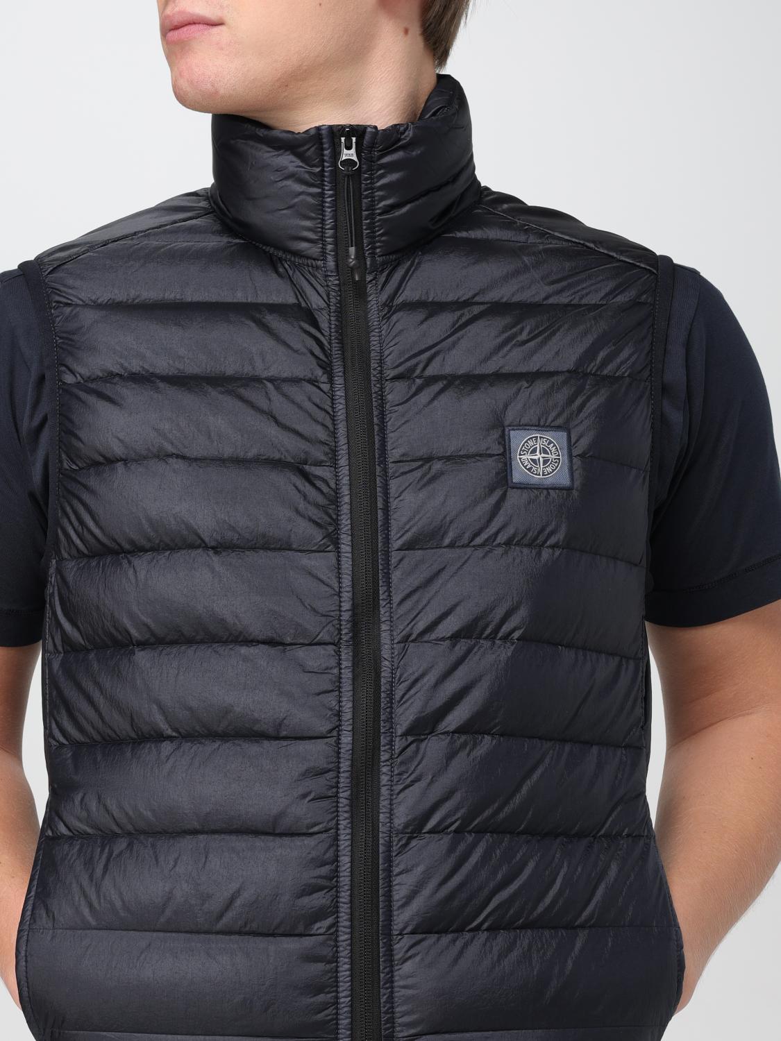 STONE ISLAND WAISTCOAT: Jacket men Stone Island, Blue - Img 5