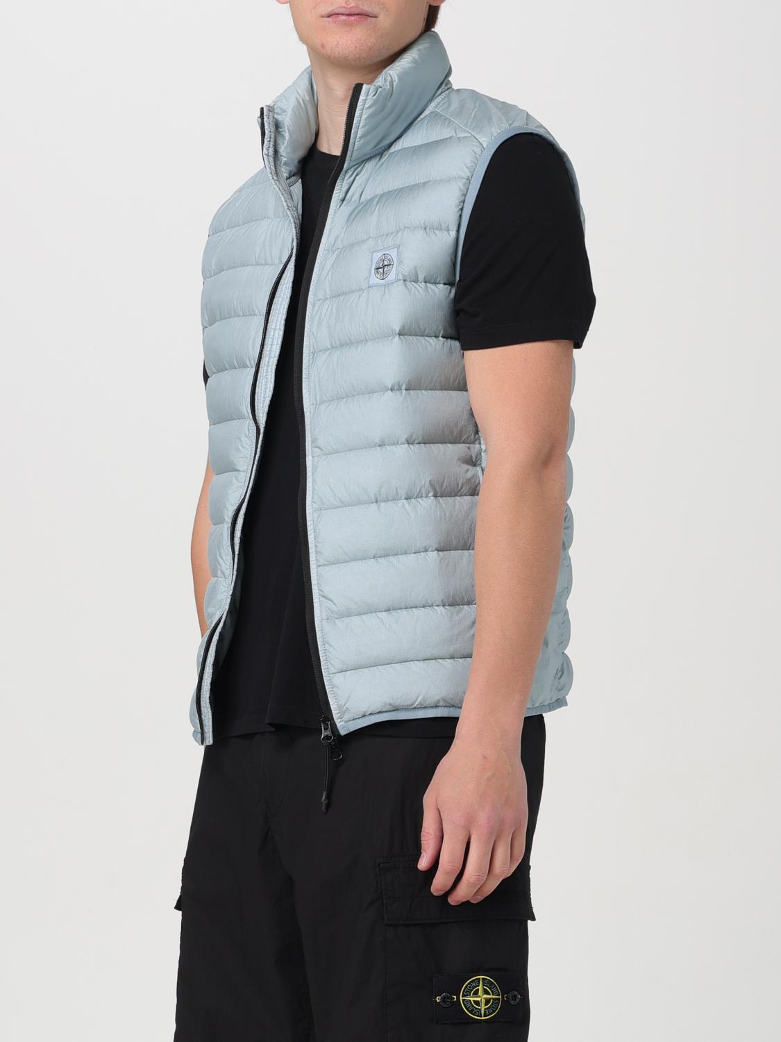 STONE ISLAND スーツベスト: ジャケット メンズ Stone Island, スカイ - Img 4