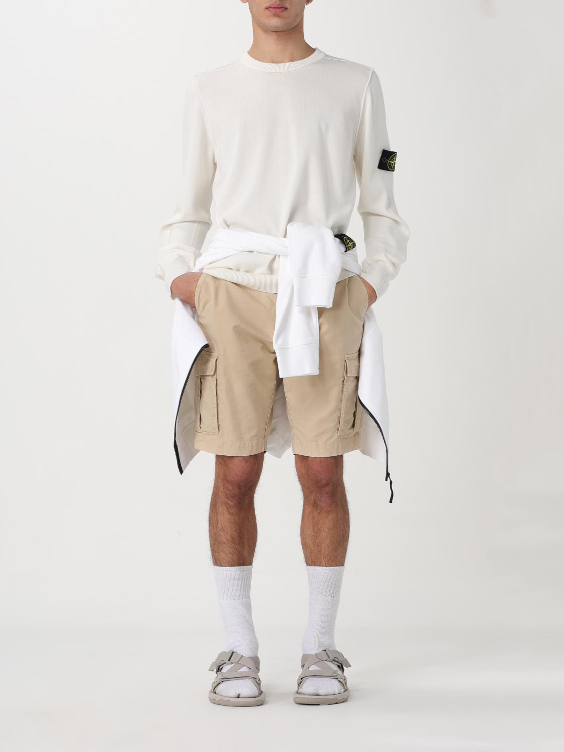 STONE ISLAND SWEATER: Sweater men Stone Island, White - Img 2