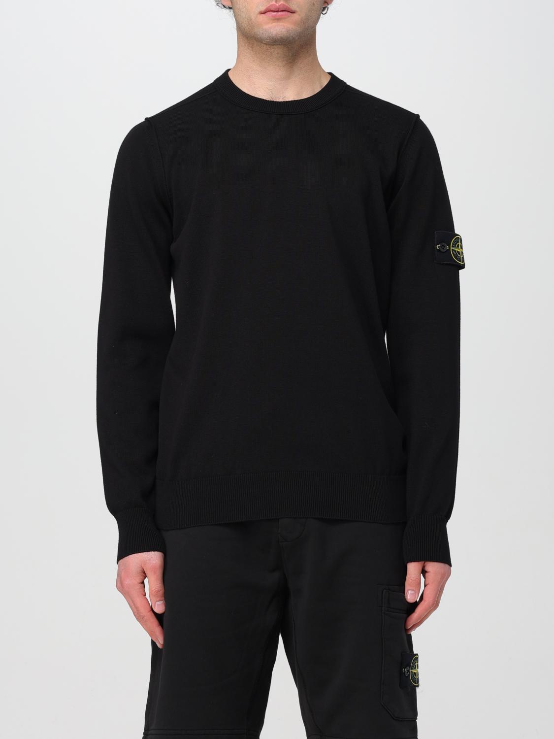 STONE ISLAND PULL: Pull homme Stone Island, Noir - Img 1
