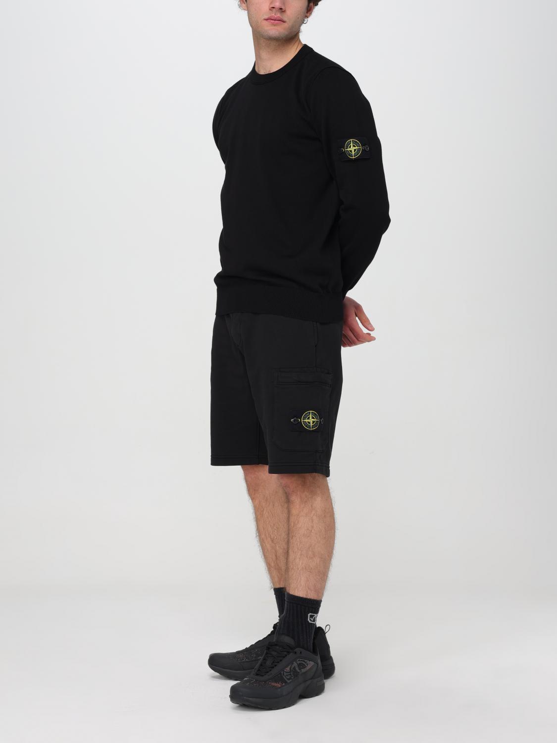 STONE ISLAND PULL: Pull homme Stone Island, Noir - Img 2