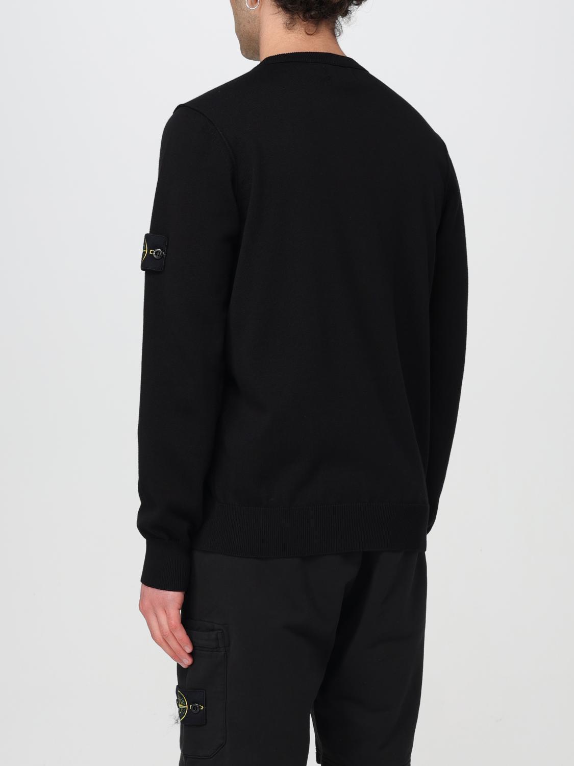 STONE ISLAND PULL: Pull homme Stone Island, Noir - Img 3