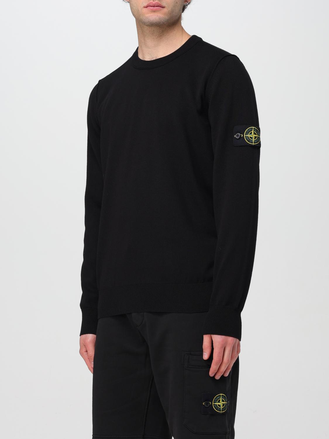STONE ISLAND PULL: Pull homme Stone Island, Noir - Img 4