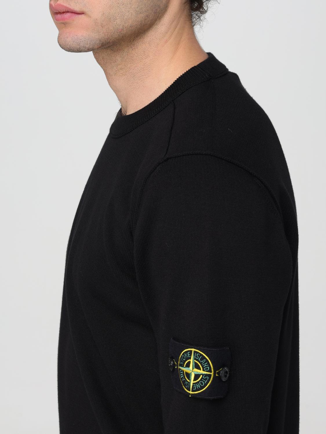 STONE ISLAND PULL: Pull homme Stone Island, Noir - Img 5