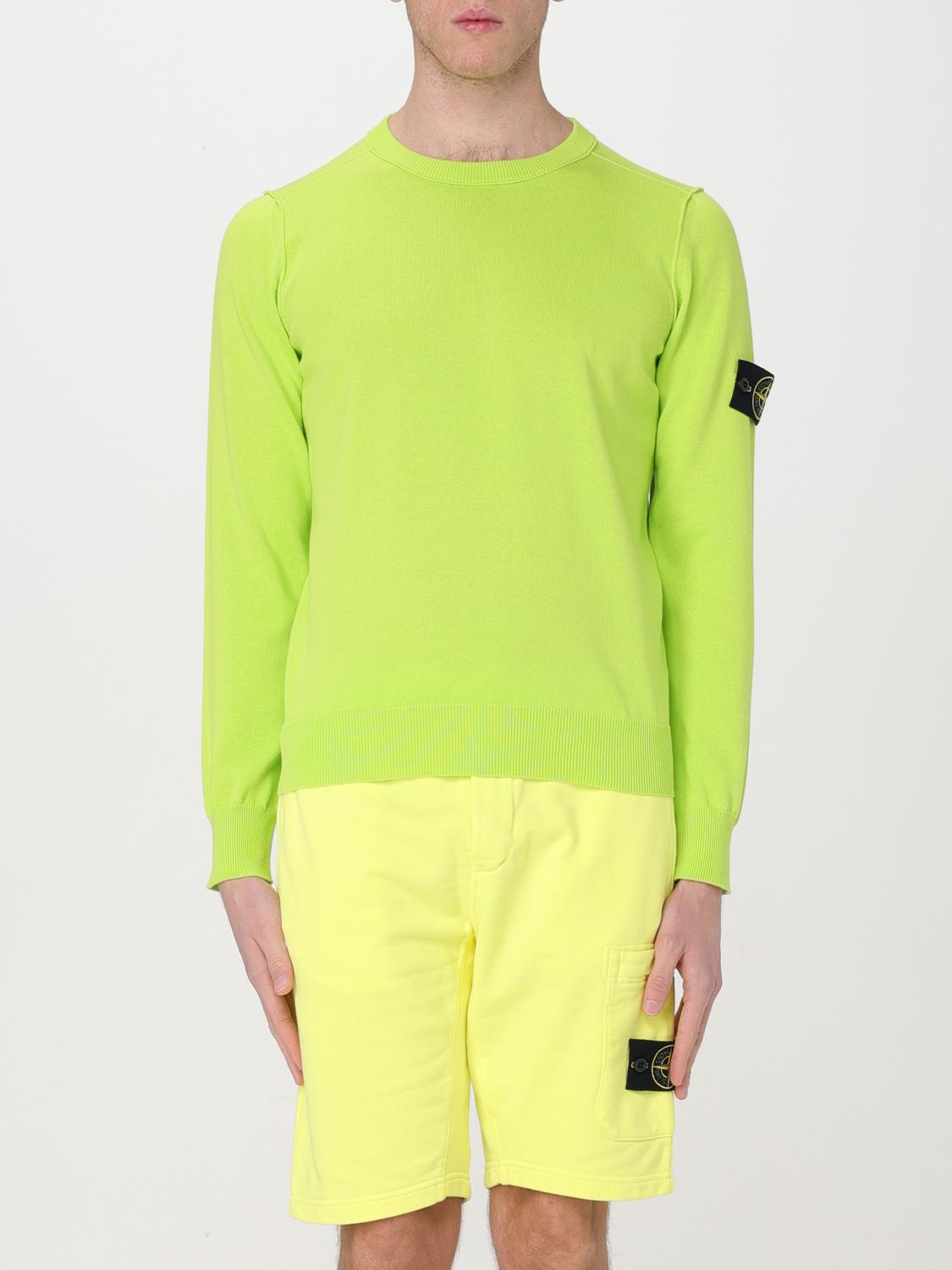 STONE ISLAND PULL: Pull homme Stone Island, Jaune - Img 1