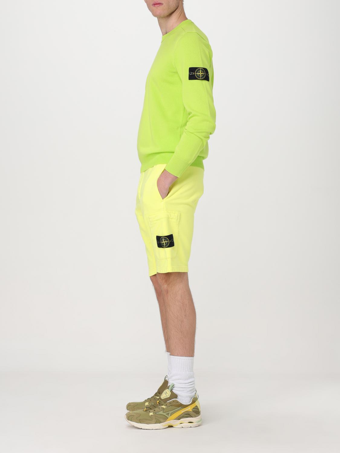 STONE ISLAND PULL: Pull homme Stone Island, Jaune - Img 2