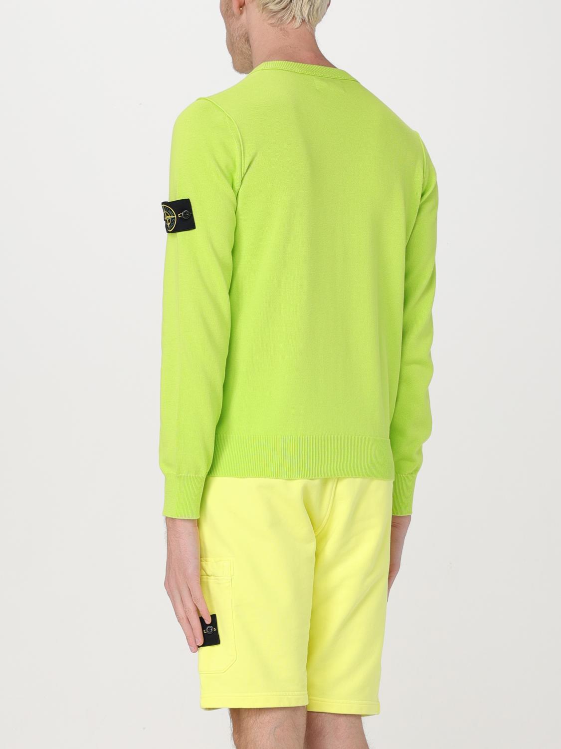 STONE ISLAND PULL: Pull homme Stone Island, Jaune - Img 3