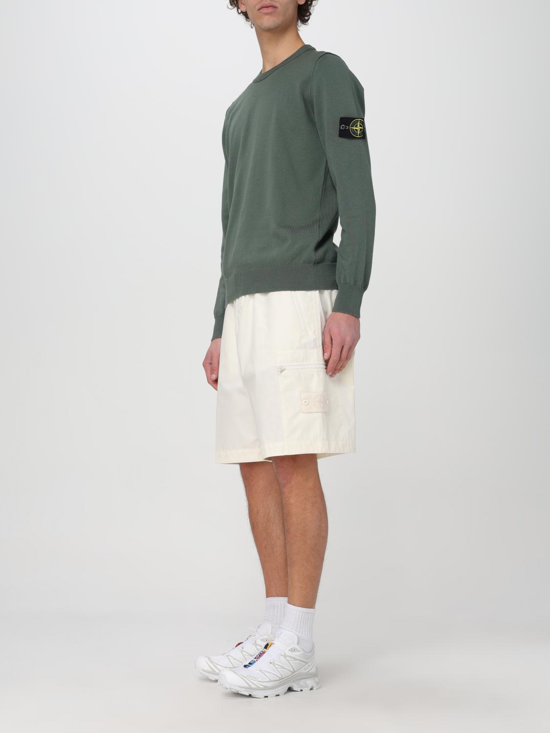 STONE ISLAND PULL: Pull homme Stone Island, Vert - Img 2