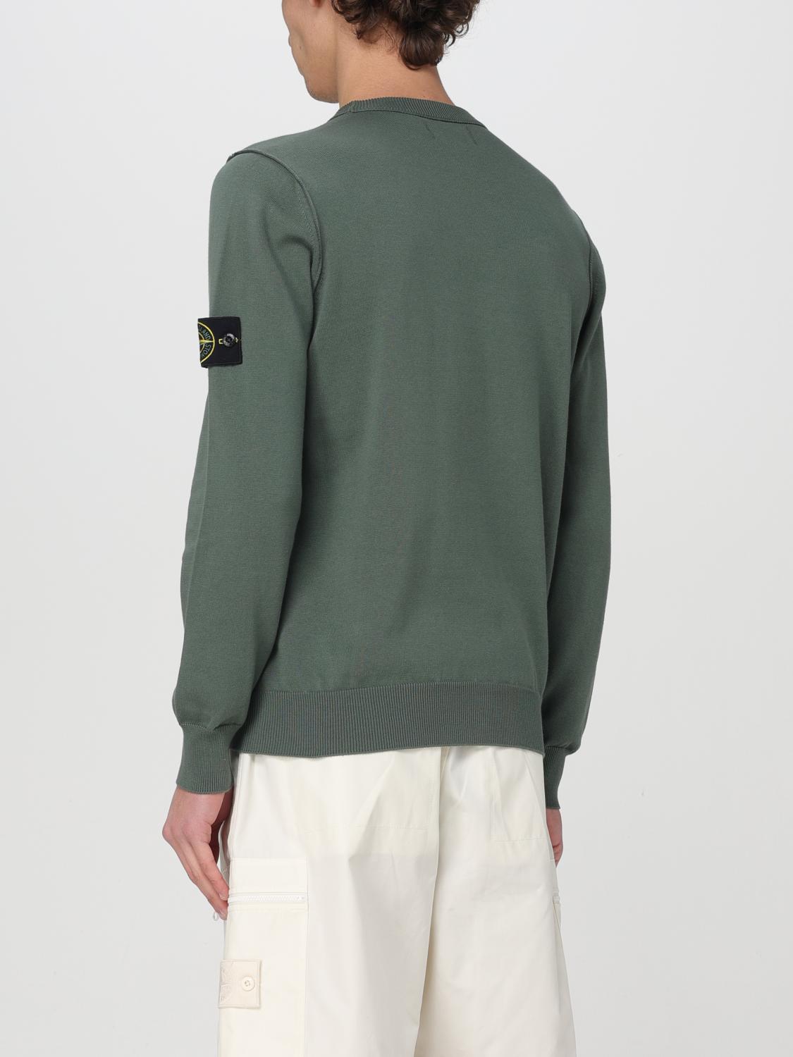 STONE ISLAND PULL: Pull homme Stone Island, Vert - Img 3