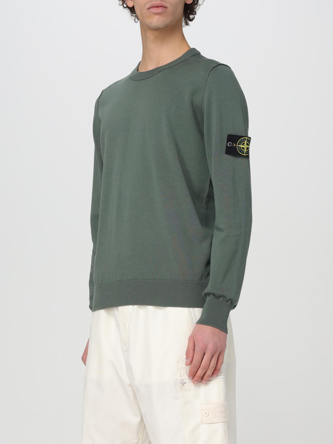 STONE ISLAND PULL: Pull homme Stone Island, Vert - Img 4