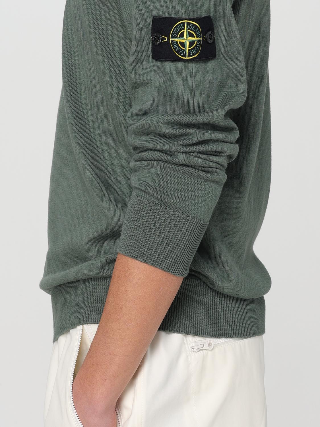 STONE ISLAND PULL: Pull homme Stone Island, Vert - Img 5