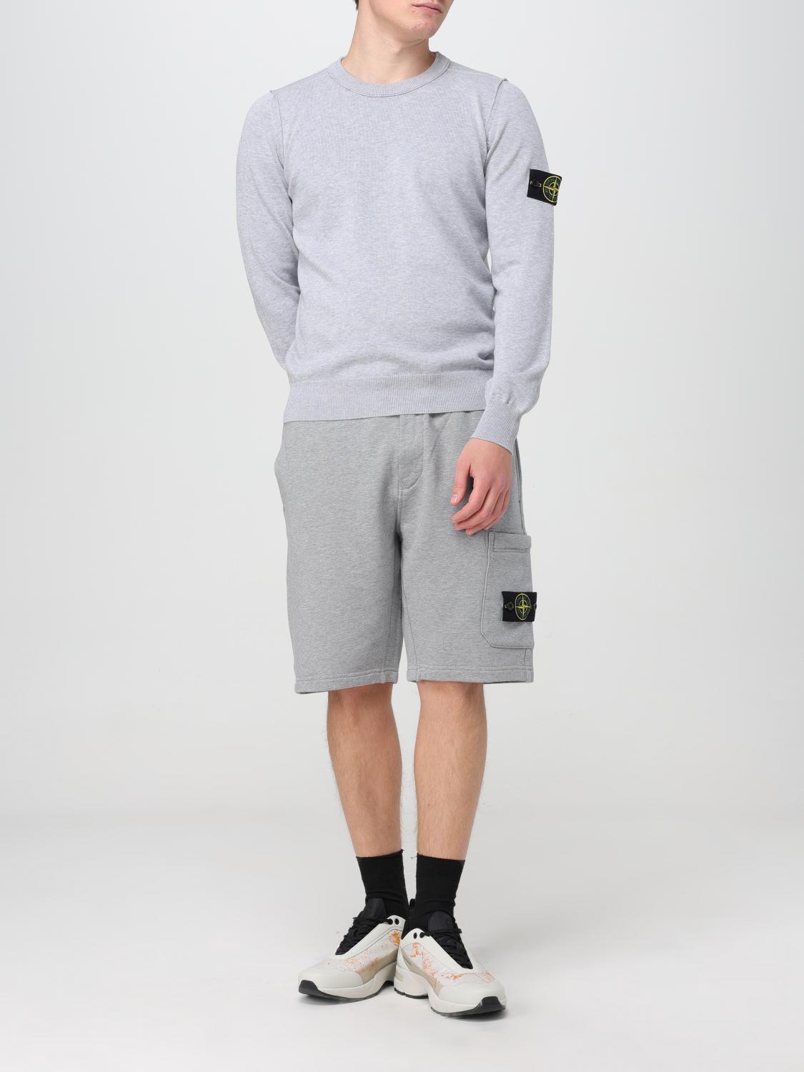 STONE ISLAND PULL: Pull homme Stone Island, Gris - Img 2