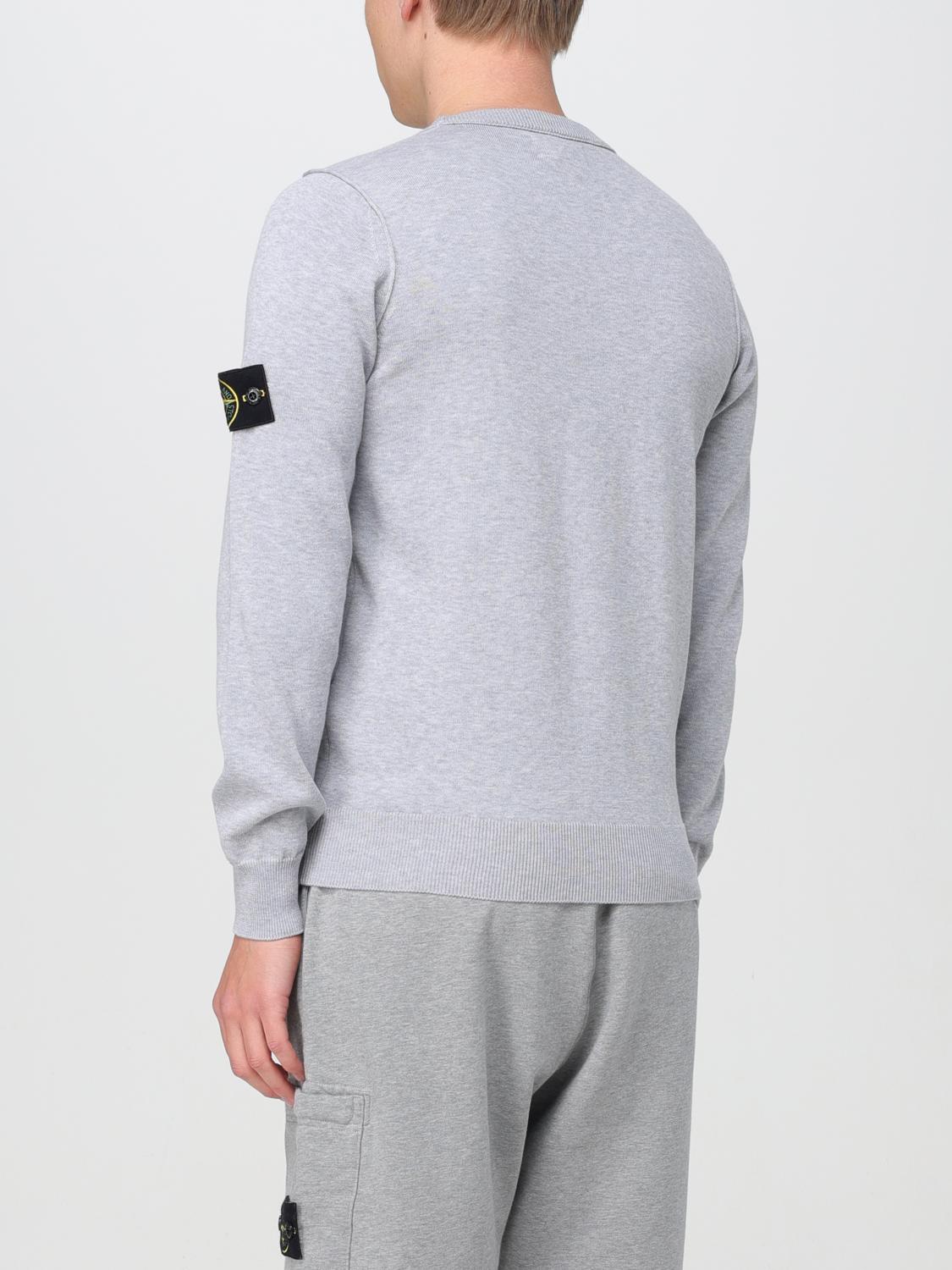 STONE ISLAND PULL: Pull homme Stone Island, Gris - Img 3