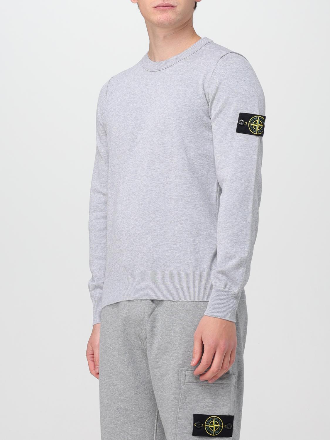 STONE ISLAND PULL: Pull homme Stone Island, Gris - Img 4