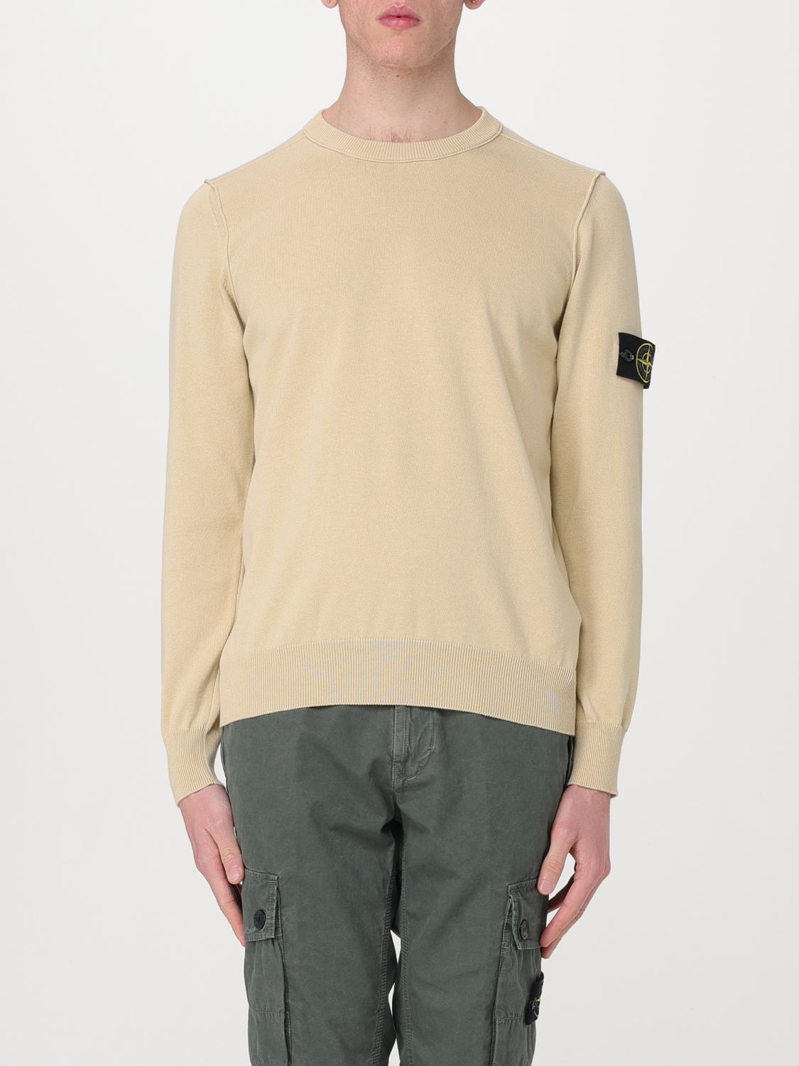 STONE ISLAND PULL: Pull homme Stone Island, Beige - Img 1