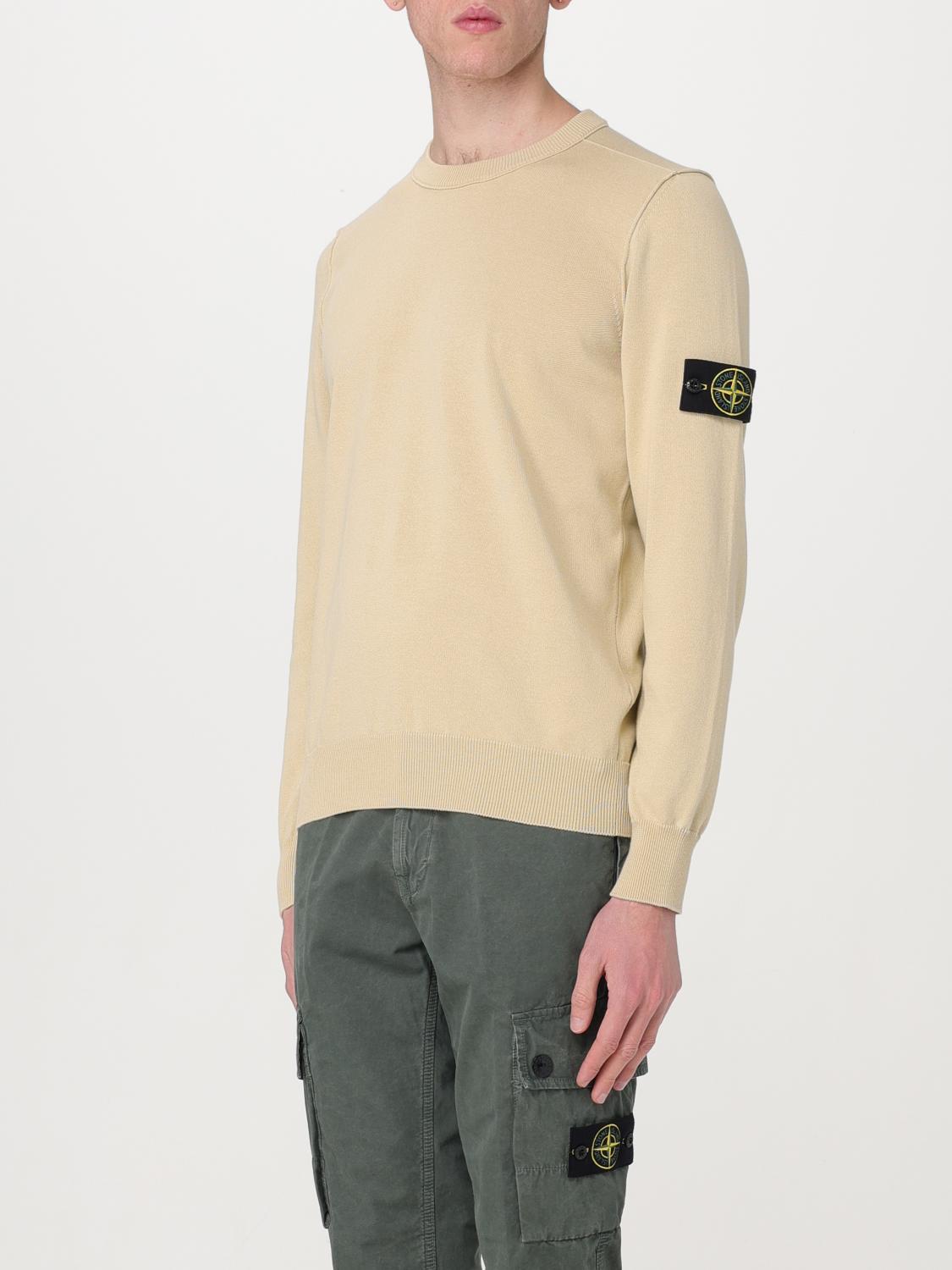 STONE ISLAND PULL: Pull homme Stone Island, Beige - Img 4