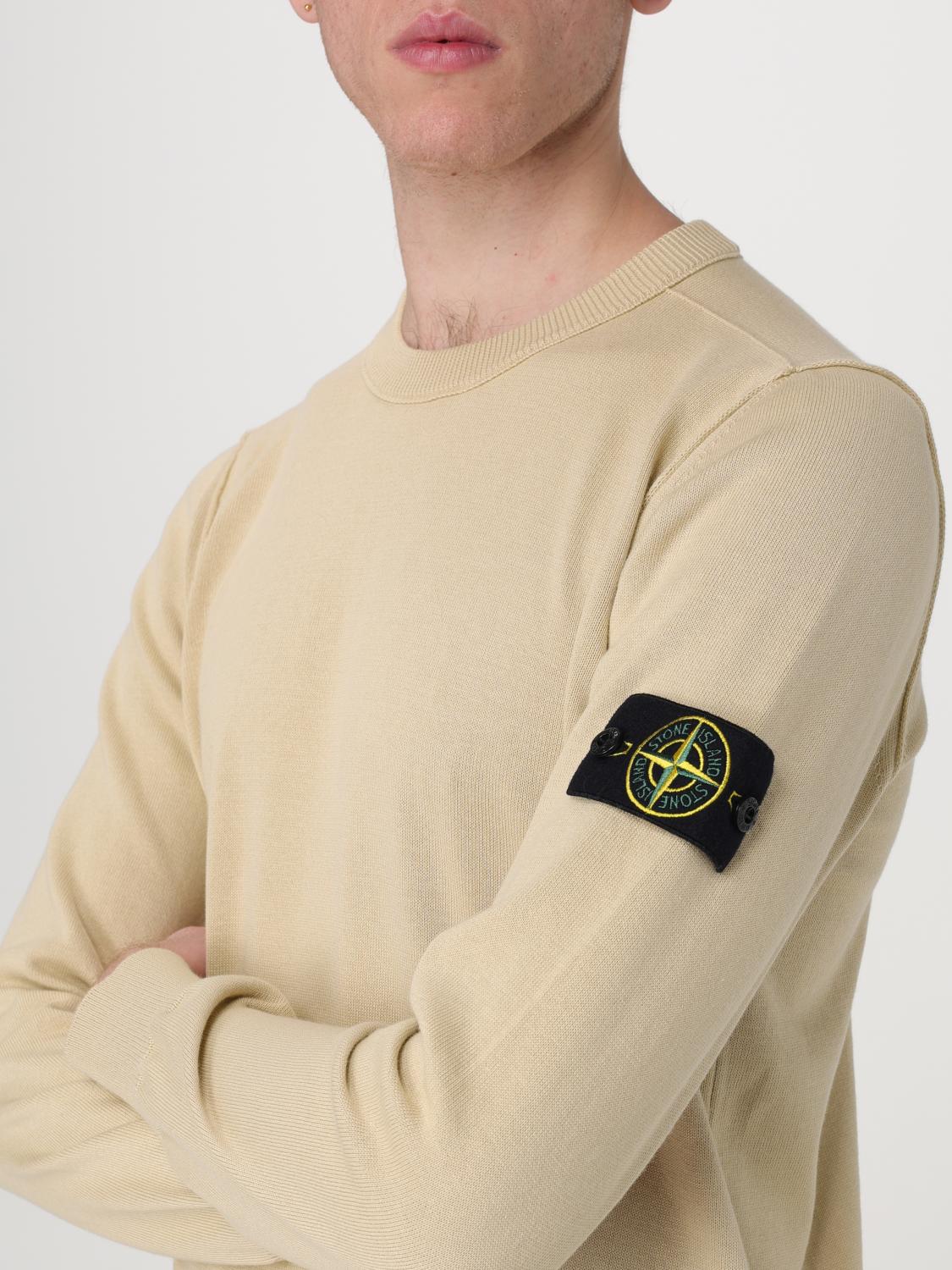 STONE ISLAND PULL: Pull homme Stone Island, Beige - Img 5