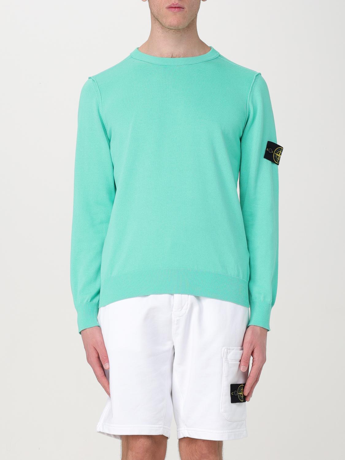 STONE ISLAND PULL: Pull homme Stone Island, Vert Prairie - Img 1