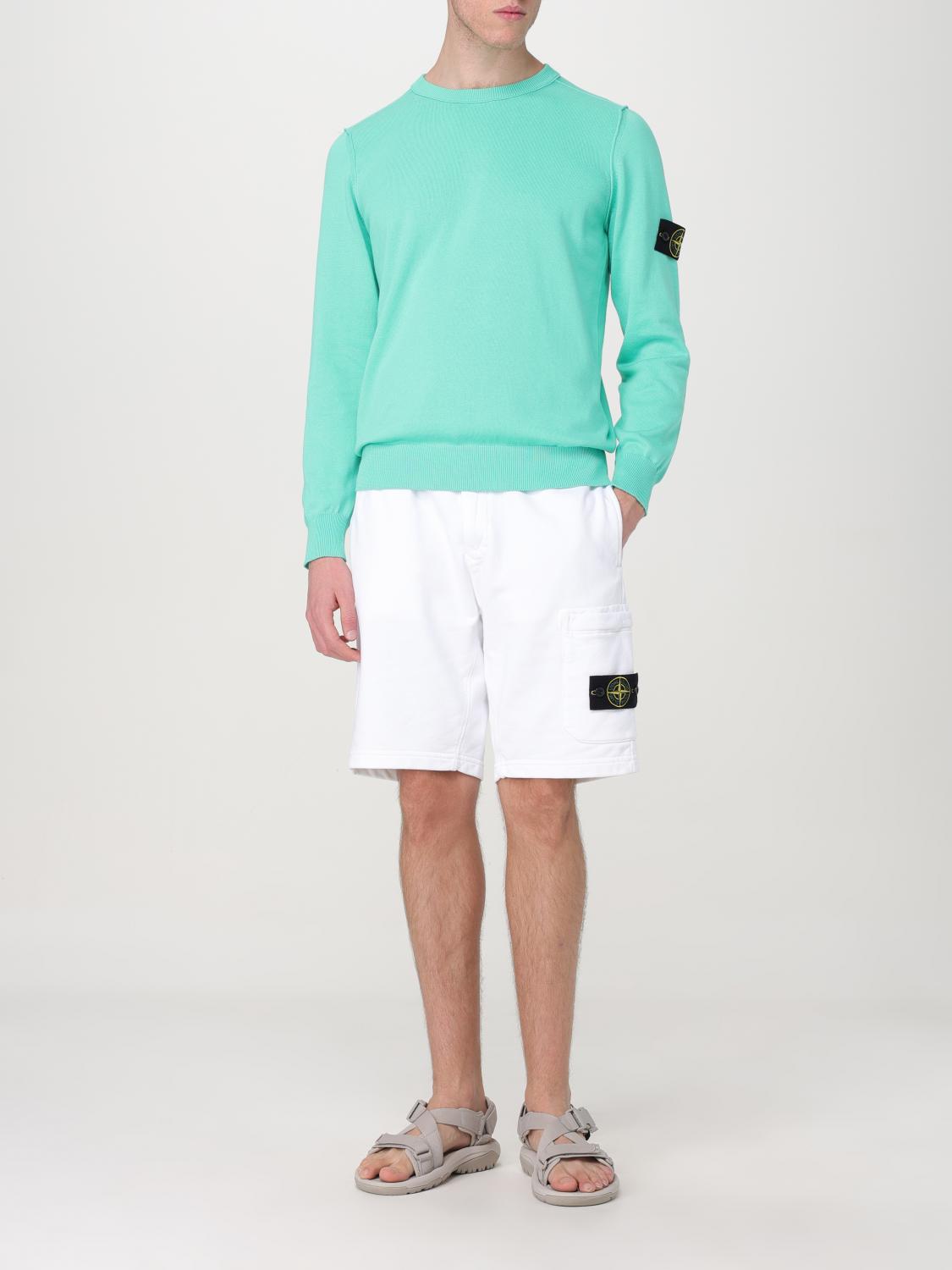 STONE ISLAND PULL: Pull homme Stone Island, Vert Prairie - Img 2