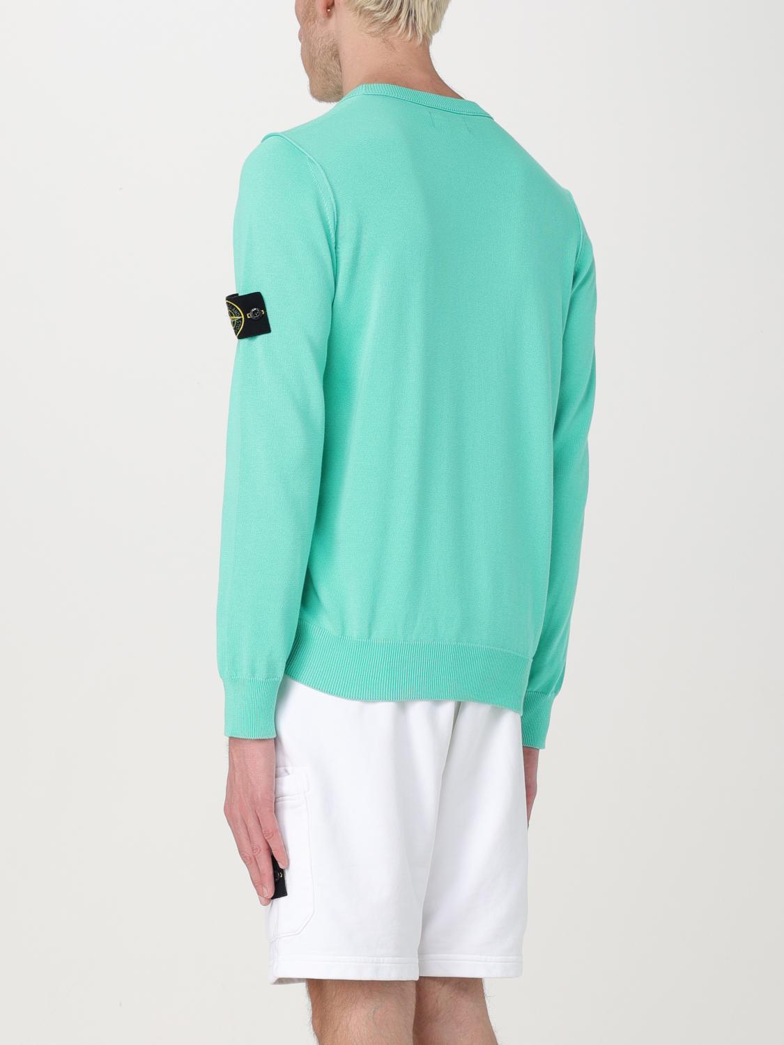 STONE ISLAND PULL: Pull homme Stone Island, Vert Prairie - Img 3