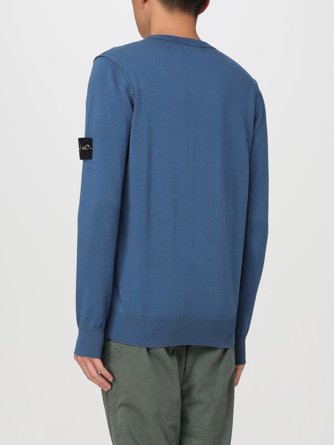 STONE ISLAND PULL: Pull homme Stone Island, Bleu 1 - Img 2