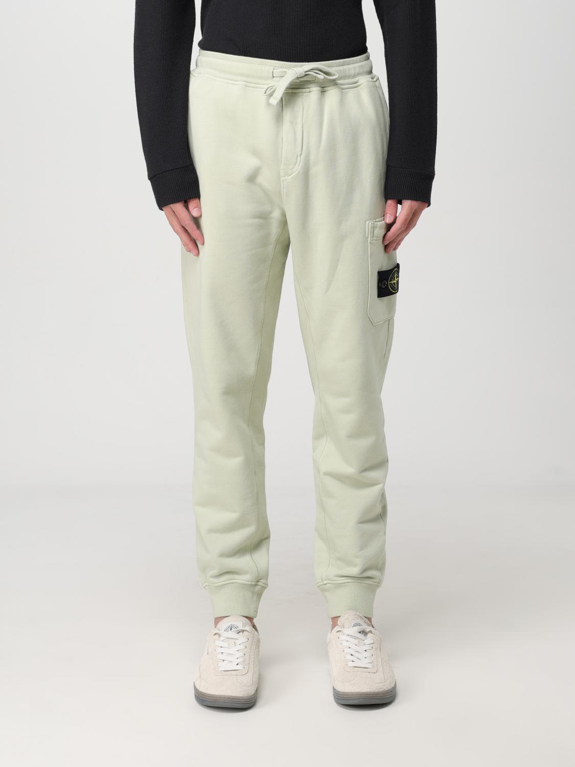 STONE ISLAND パンツ: パンツ メンズ Stone Island, ピスタチオ - Img 1