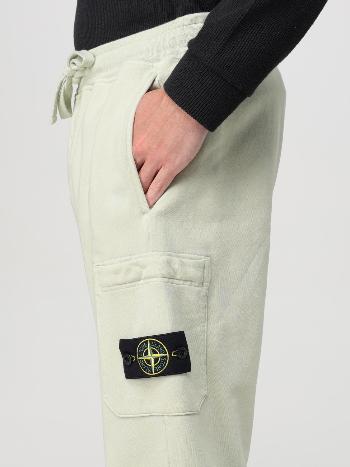 STONE ISLAND パンツ: パンツ メンズ Stone Island, ピスタチオ - Img 5