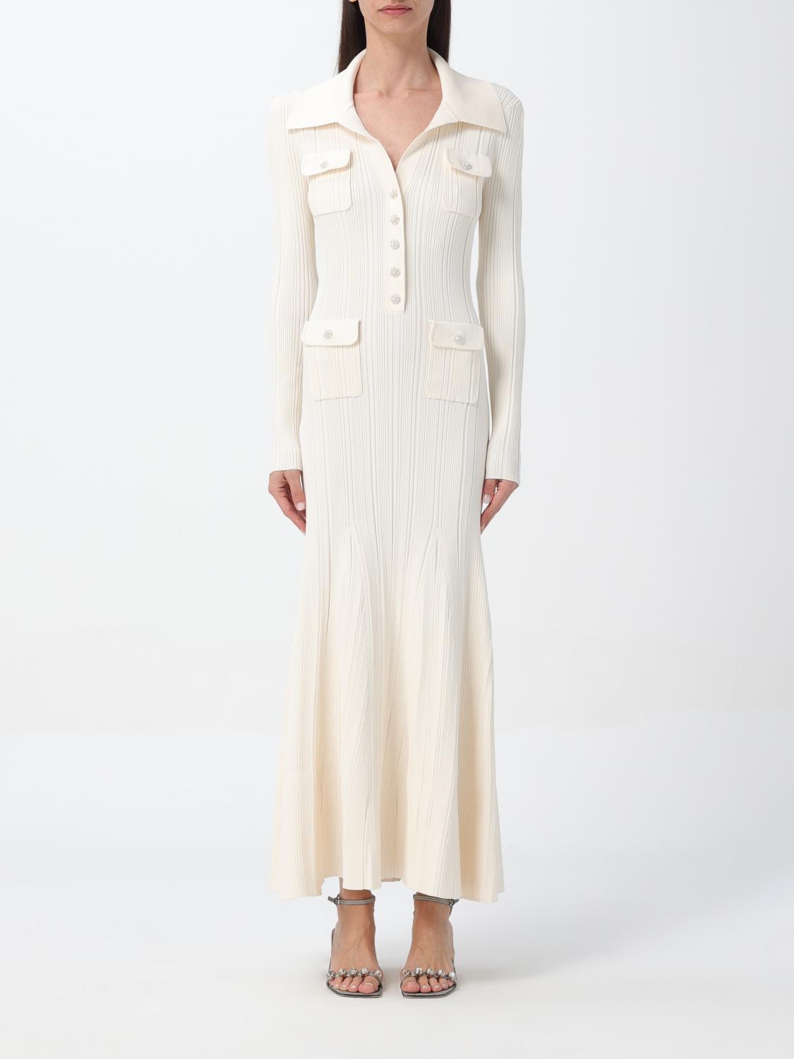 ワンピース SELF-PORTRAIT Woman Dress Yellow Cream PF25017SC CREAM SELF-PORTRAIT: Dress woman - Yellow Cream | Self-Portrait