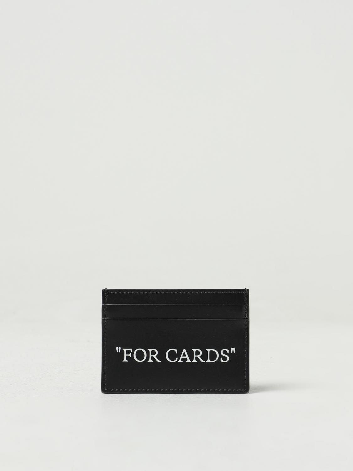OFF-WHITE: Wallet men - Black | Off-White wallet