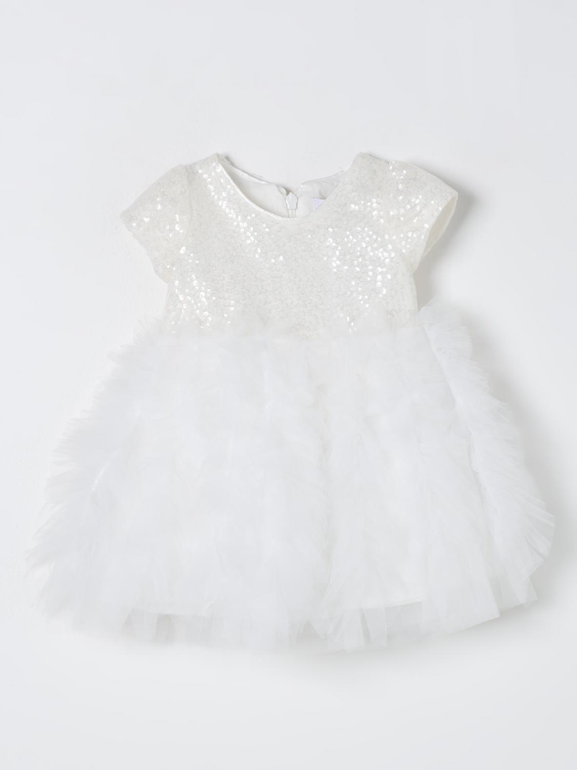 MONNALISA ROMPER: Sweater kids Monnalisa, Yellow Cream - Img 1